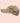 Beige keps med handbroderad  räv
